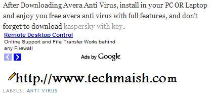 adsense below every post text
