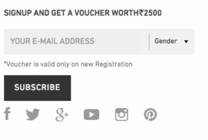 Sign up for mail alerts
