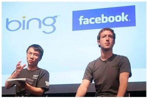 bing integrates with facebook