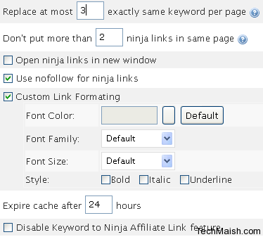 automatically link keywords with links