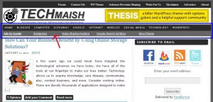 techmaish nav bar ads