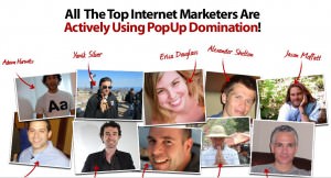popup domination users