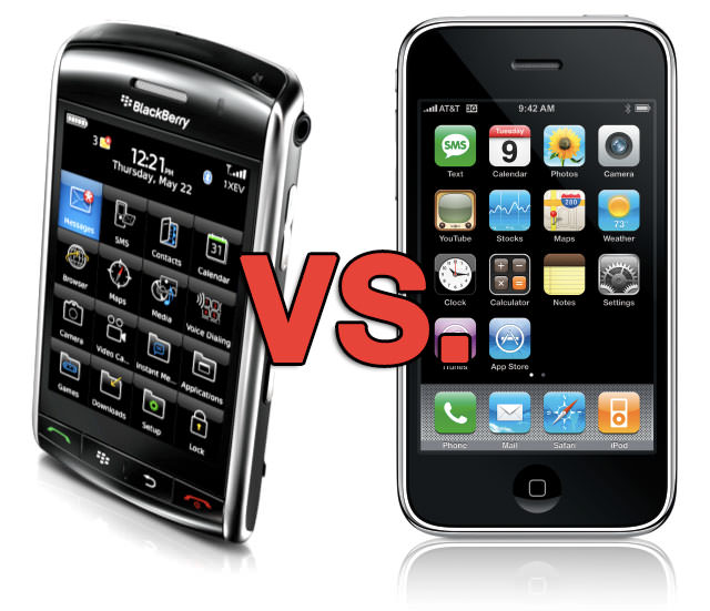 blackberry storm vs iphone
