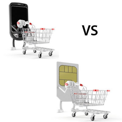 mobile vs sim only