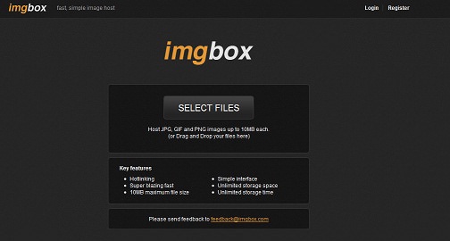 imgbox free image host