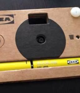 Ikea cardboard camera