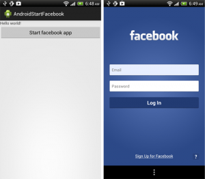 Facebook Android app