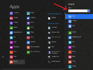 Windows 8 Search