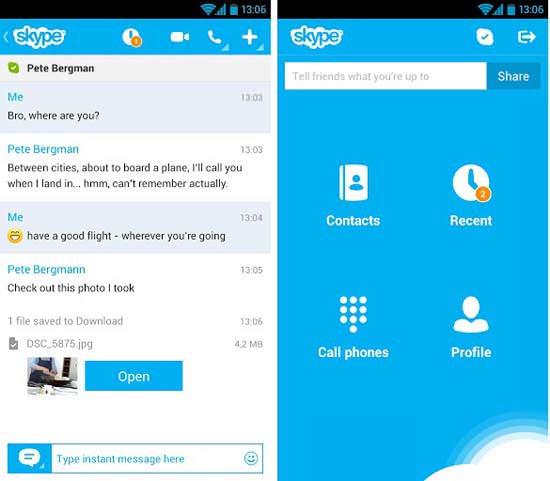 Skype Video Chat
