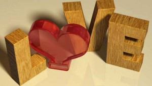 Valentine's Day 3D Text Effect