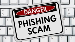 Phishing Scam Danger Sign