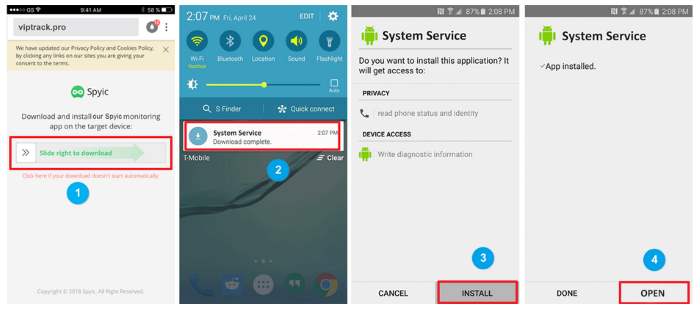 How to Install Spyic Android Tracking App