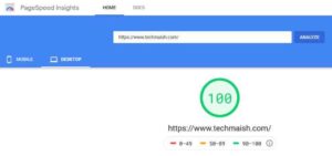 Google Pagespeed Insight Scores