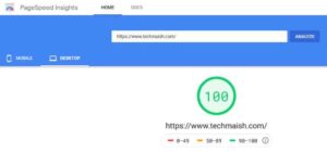 Google Pagespeed Insight Scores