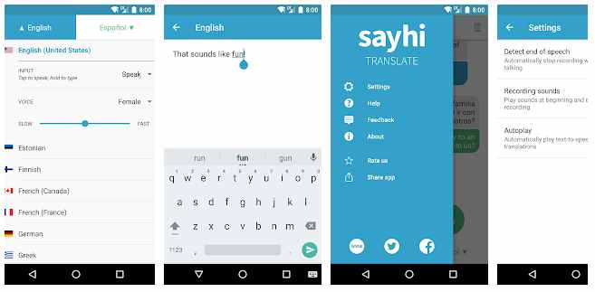 SayHi Translate App