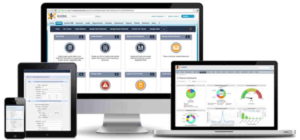 Kuebix TMS dashboards for different devices