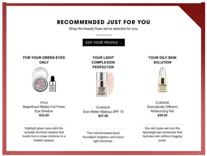 Product Recommendation Campaigns