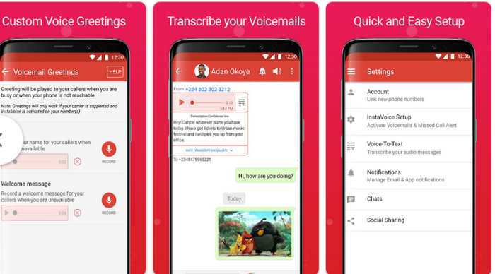 InstaVoice Visual Voicemail