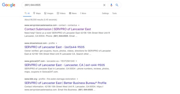 Use Google's Reverse Phone Number Lookup