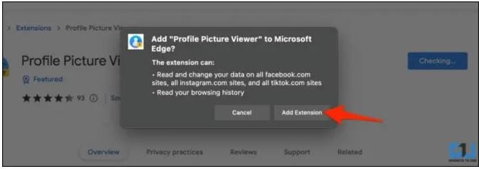 add extention