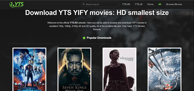 YTS TV Series Download