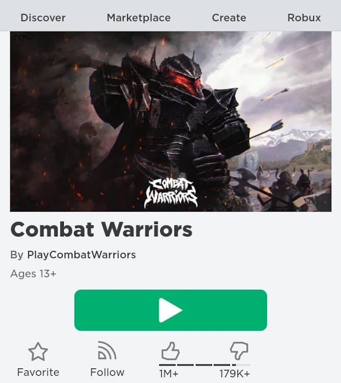 Combat Warriors for Roblox