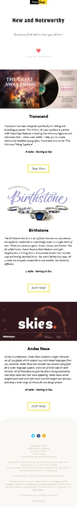 Visual Hierarchy in Emails 