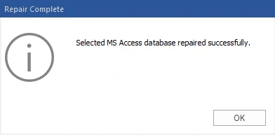 Repair Tool for Database